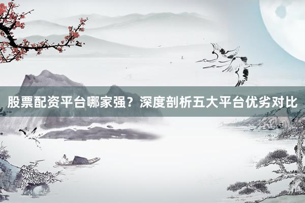 股票配资平台哪家强？深度剖析五大平台优劣对比