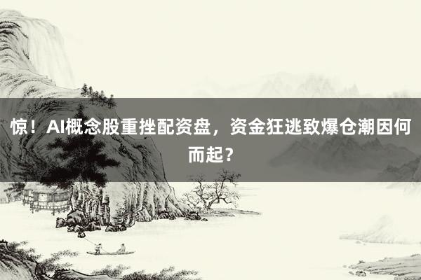 惊!AI概念股重挫配资盘,资金狂逃致爆仓潮因何而起?