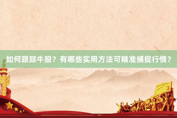如何跟踪牛股？有哪些实用方法可精准捕捉行情？